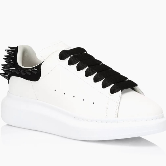 Authentic Alexander McQueen Larry Oversized Sneaker White/Black 36, new … - Picture 5 of 8